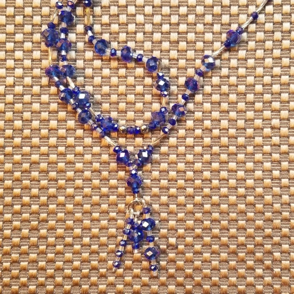 Beautiful beaded ID holder/ lanyard
